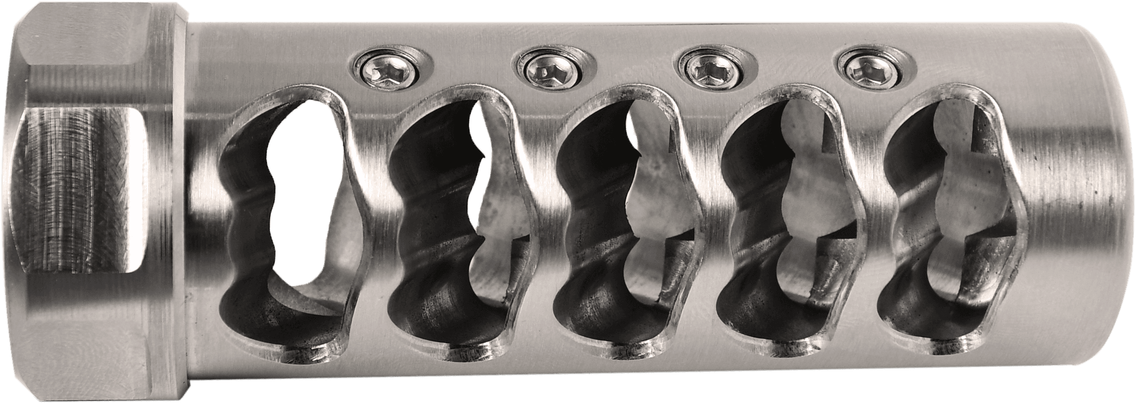 American Precision Arms Gen 4 Fat Bastard Stainless Muzzle Brake 5/8-24 6.5mm