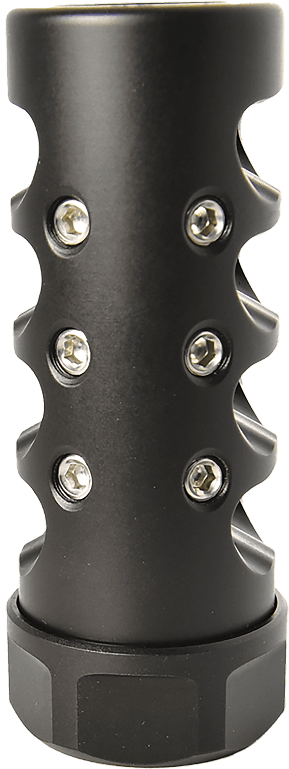 American Precision Arms G4L5865N Bastard Nitride Muzzle Brake 6.5mm 5/8-24