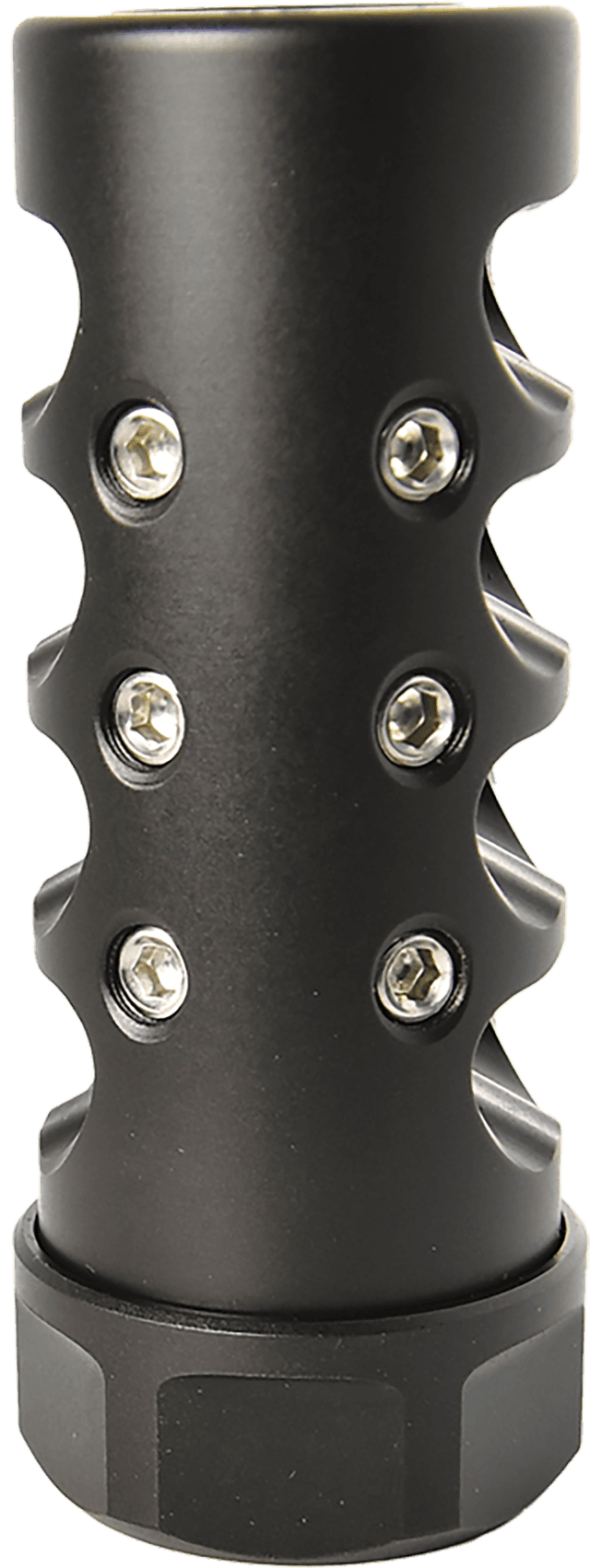 American Precision Arms G4L5865N Bastard Nitride Muzzle Brake 6.5mm 5/8-24