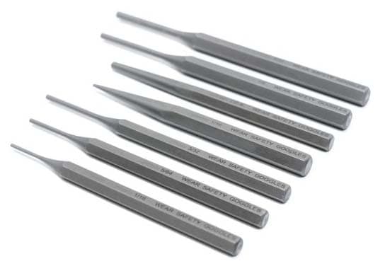 Lym Armorers 7 Piece Hex Punch Set