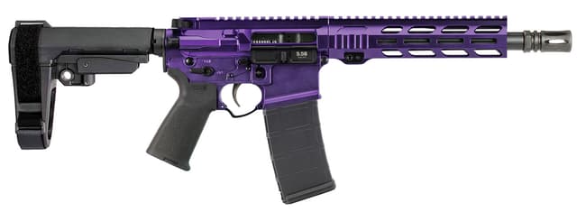 Alex Pro Firearms Apf 5.56 Pistol 2.0 5.56 NATO 10.5in 30rd Tactical Mermaid Cerakote