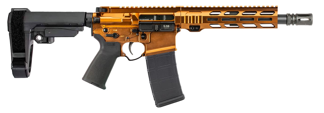 Alex Pro Firearms APF 5.56 Pistol 2.0 5.56 NATO 10.5 Barrel Copper FX Cerakote