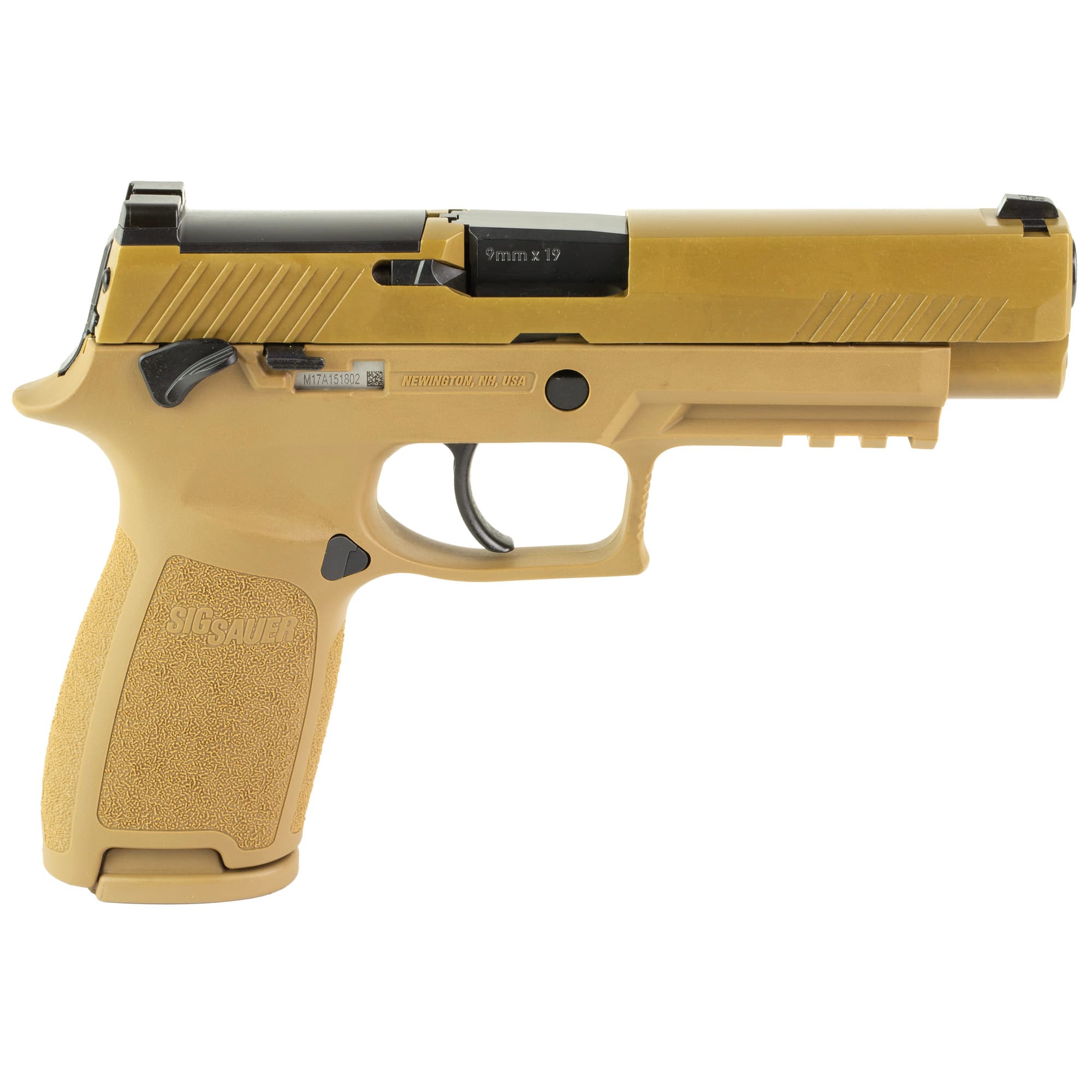 Sig Sauer M17 9mm 4.7 inch 17+1 Coyote Physical Vapor Deposition Optic Ready