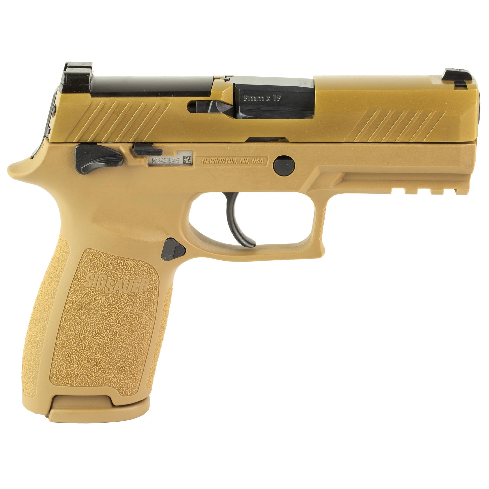 Sig Sauer M18-9 Css Ms 9mm Luger 3.9 in 17+1 Coyote Physical Vapor Deposition