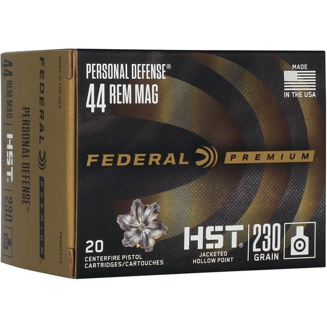 Federal Hst 44 Remington Magnum Jacketed Hollow Point 230 Grain 20 Rounds