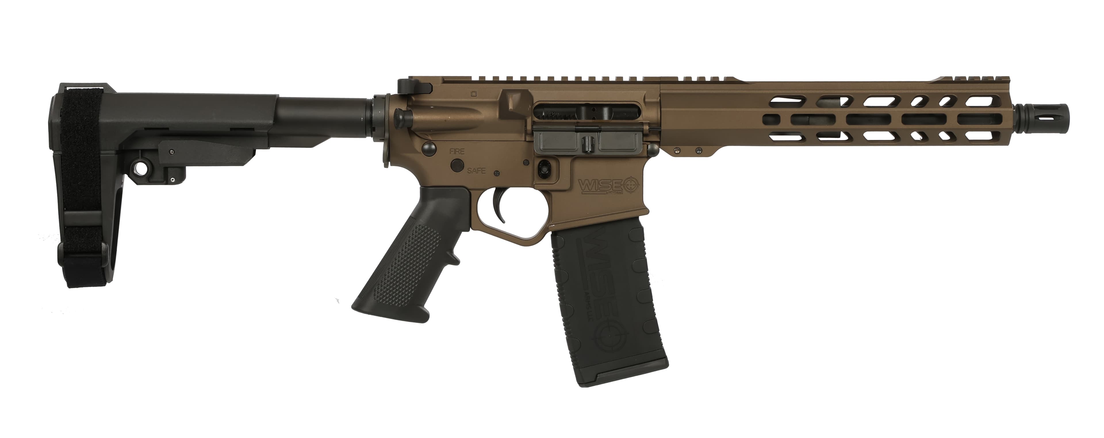 Wise Arms WA-15B 5.56x45mm NATO 10.5 Inch Barrel Semi-Automatic Pistol