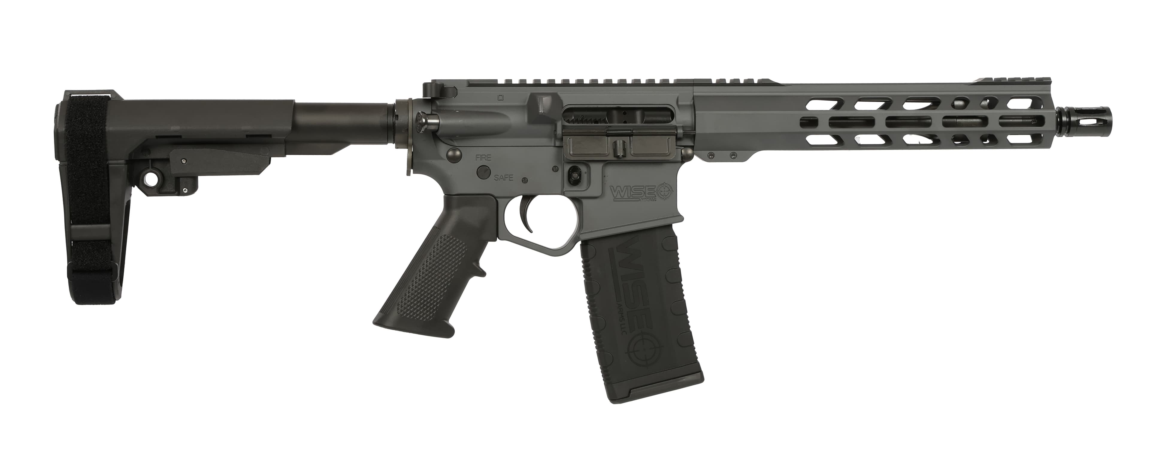 Wise Arms WA-15B 5.56x45mm NATO 10.5 Inch Gray Semi-Automatic Pistol