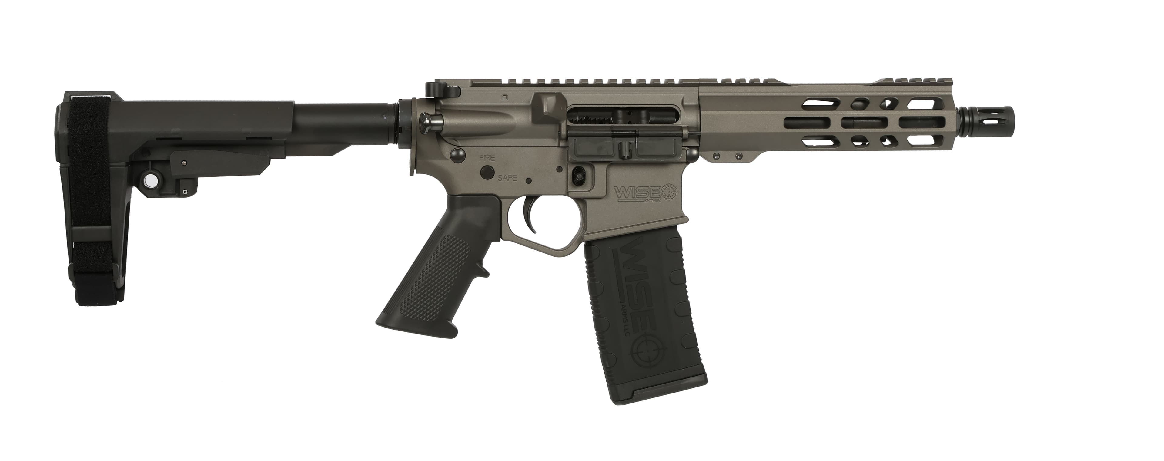 Wise Arms WA-15B 300 AAC 7.5 Inch Pistol Tungsten