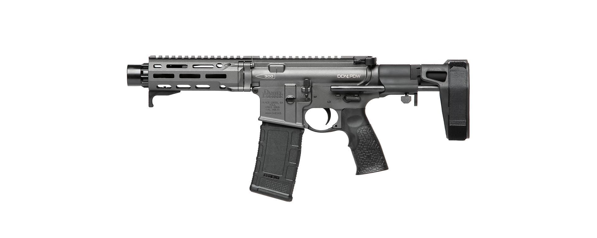 Daniel Defense DDM4 PDW 300 AAC Blackout 7.5in 30rd Cerakote Flat Dark Earth