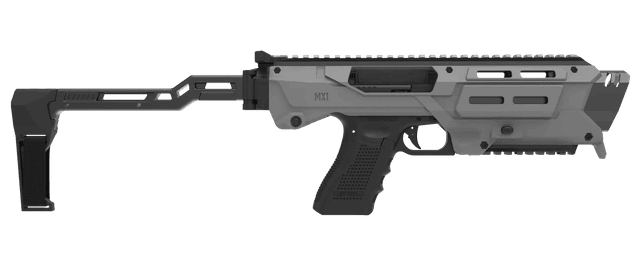 Meta Tactical MX1 Glock Conversion Kit Gray Aluminum Stock 3 4 5 Compatibility
