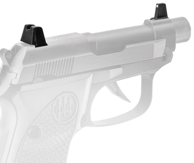 Beretta Ber 20x Sights Tall Steel Serrated Rear White Dot Front Suppressor Ready