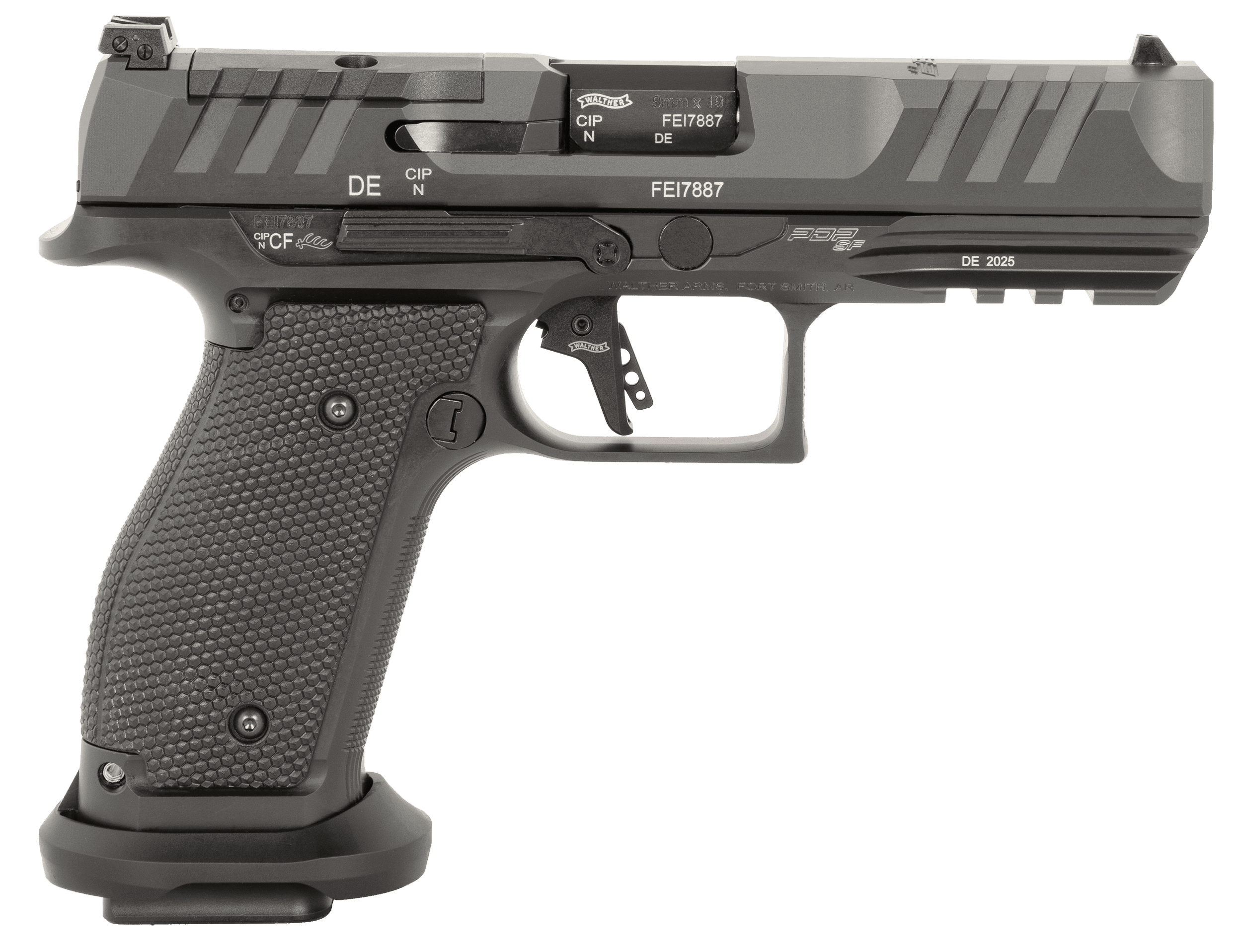 Walther Arms PDP Pro 9mm Luger 4.5" 20+1 Optic Ready/Serrated Steel Slide