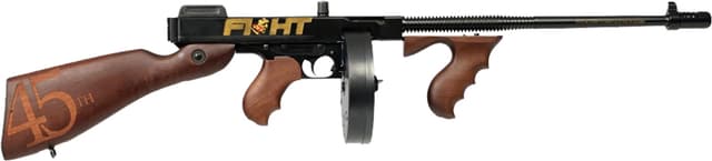 Thompson T150DC9 1927A-1 Trump Fight .45 Cal 50+1 18" Finned Barrel, Aluminum Receiver, Fixed Stock