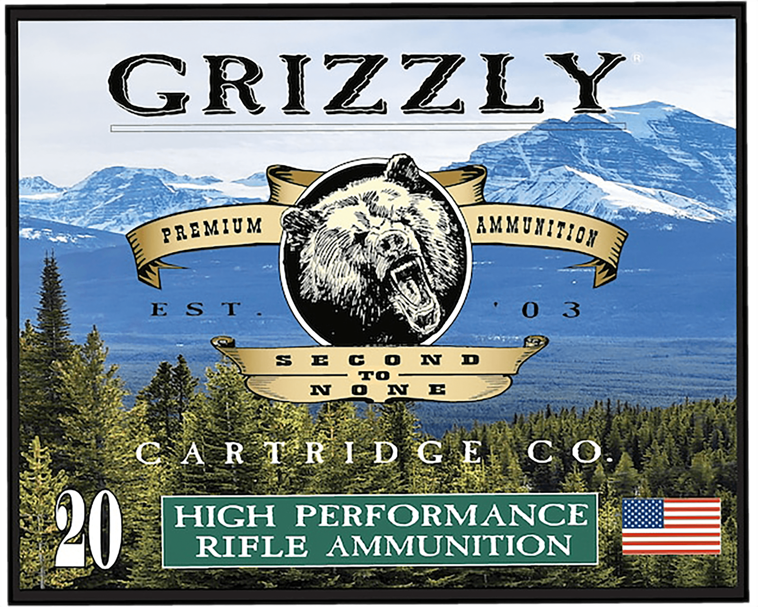 Grizzly Ammo GC357S3   357Sig 125gr Full Metal Jacket Flat Point 20 Per Box/10 Case