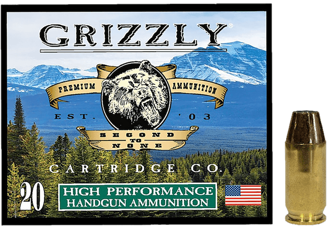 Grizzly Ammo GC45A+P8 45ACP+P 230gr Jacketed Hollow Point 20 Per Box/10 Case