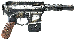 Battle Arms Development BAD-SOLO-BLASTER Solo Blaster  22 LR 10+1 5.38" Silver Optic Ready Slide, 3-Tone Battle Worn Frame, Wood Grip, Custom Muzzle Device