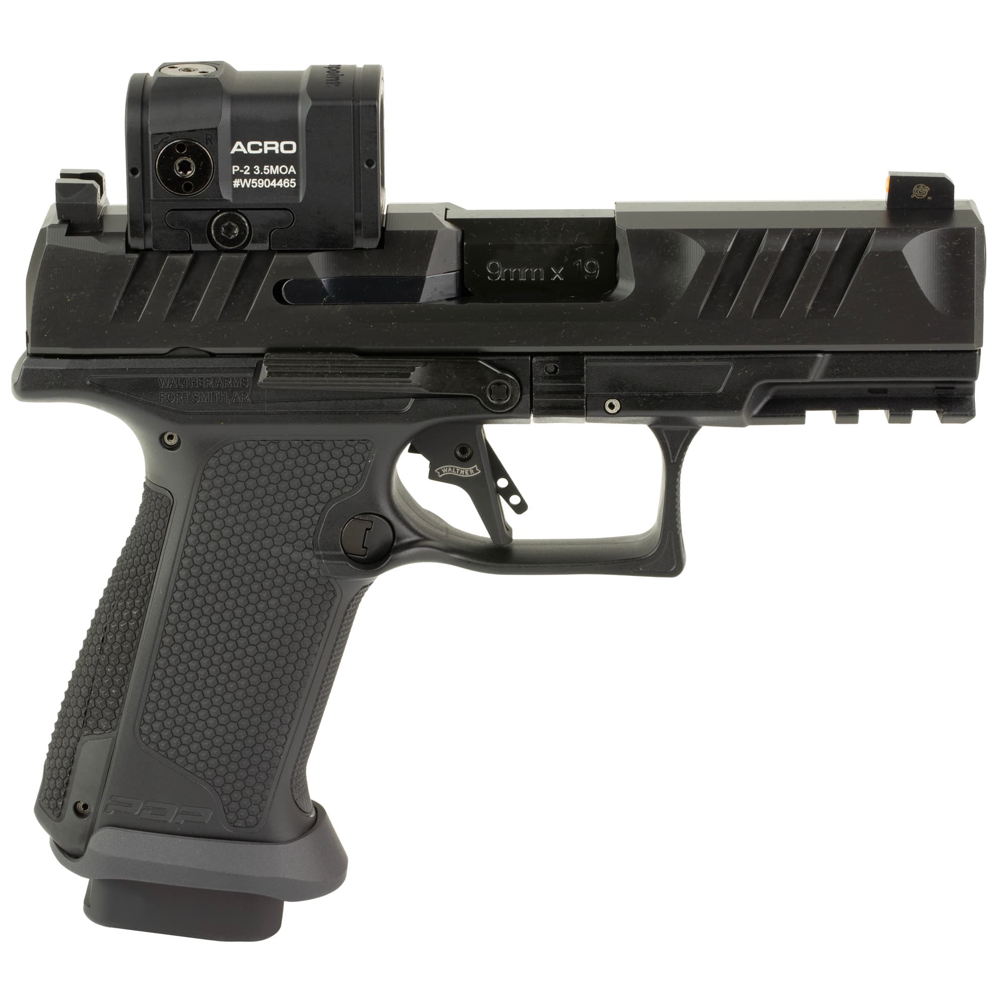 Walther PDP F-Series Pro ACRO Pistol 9mm 4" Black w/ACRO Optic 18 rd.