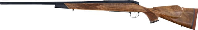 Weatherby Model 307 25 Creedmoor 22 Inch Fluted Barrel Graphite Cerakote Fancy Walnut