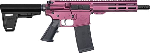 Great Lake Firearms GLFA AR15 Pistol 223 Rem/5.56 Nato 7.5 Inch 30 Rounds Black Cherry