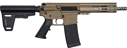 Great Lake Firearms GLFA AR15 Pistol 223 Rem/5.56 Nato 7.5 Inch Flat Dark Earth