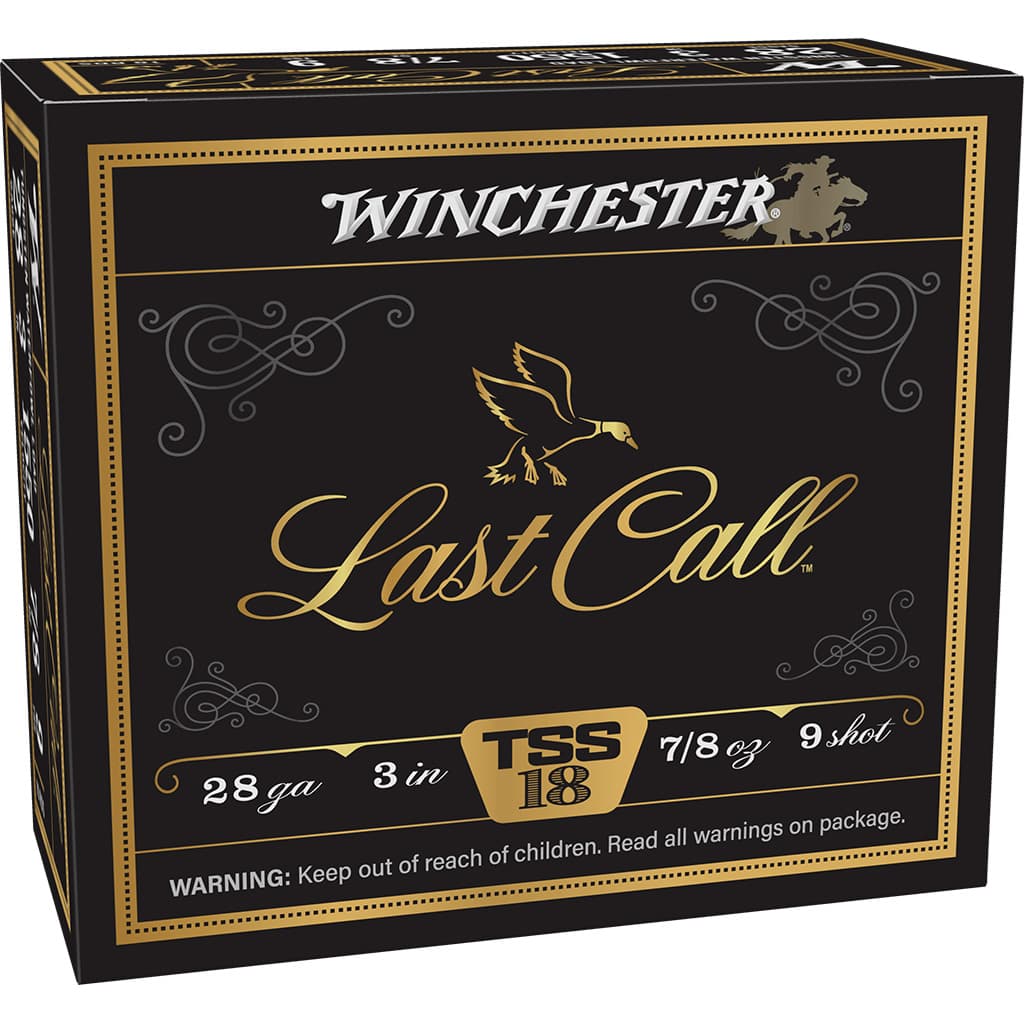 Winchester, Last Call Waterfowl, 28 Gauge, Tungsten Super Shot, 7/8 Ounce, 10 Rounds