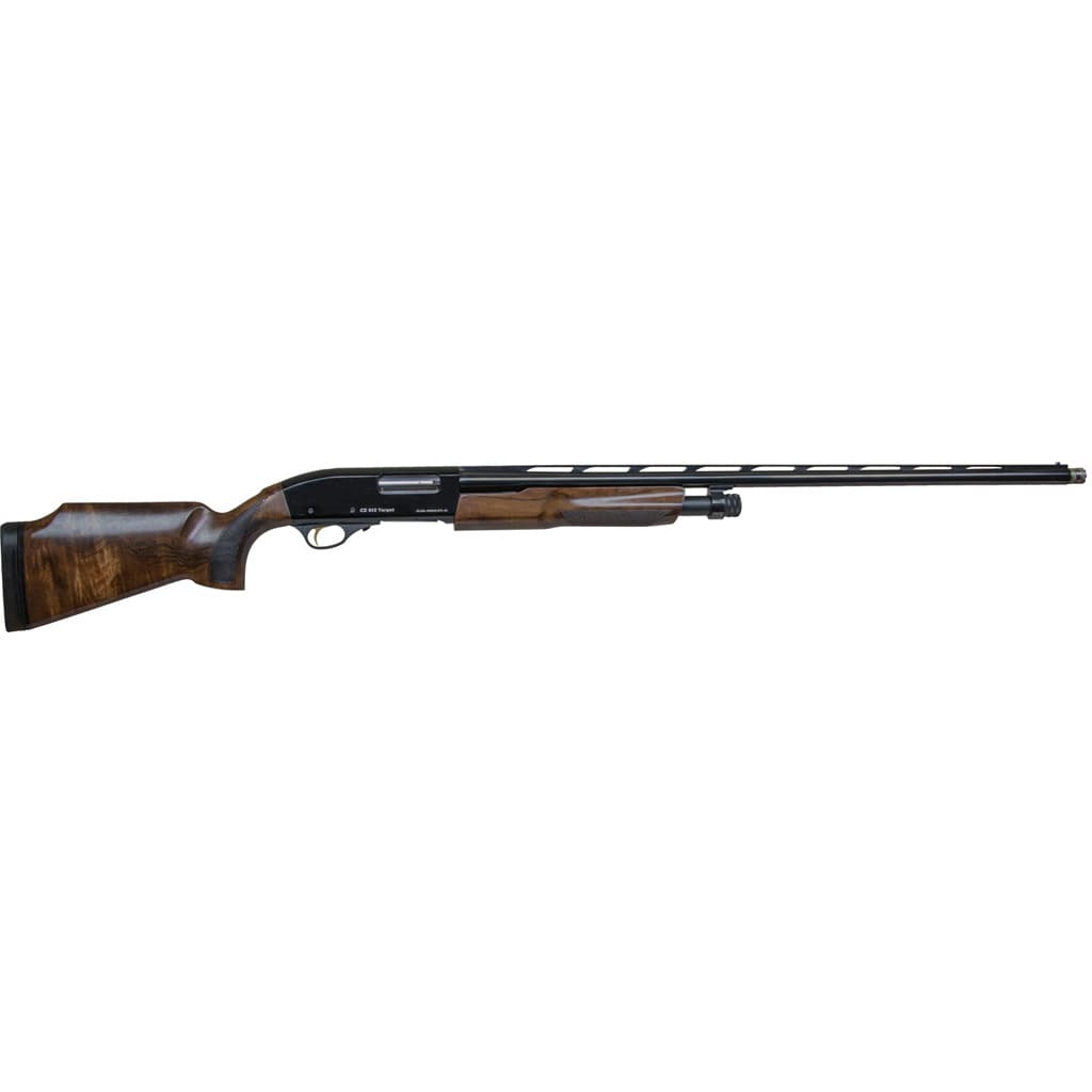 CZ 612 Target Shotgun 12 Gauge 32 in 4 Round Gloss Blue Select Walnut