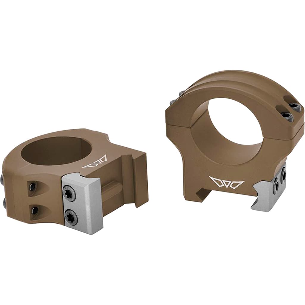 Warne Hyperlite 34mm Medium Scope Rings Dark Earth
