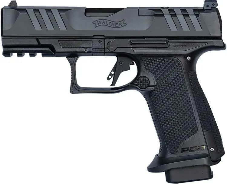 Walther PDP F-Series Pro E 9mm Luger 4" 10+1 Optic Ready Black