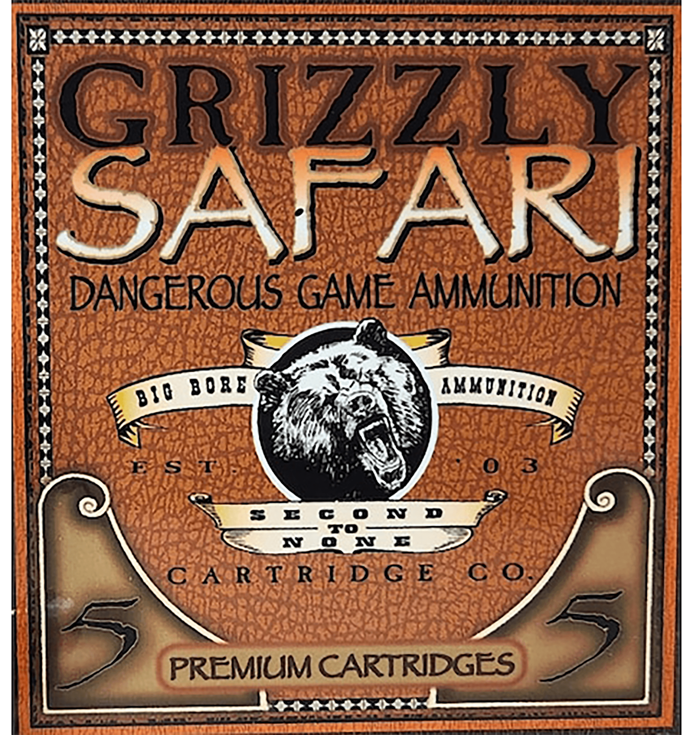 Grizzly Ammo GC47NE2 470NitroExpress 500gr Solid Brass 5 Per Box/10 Case