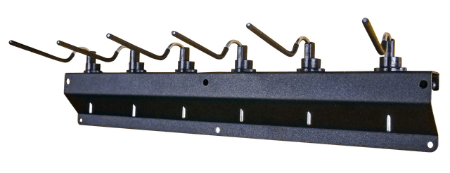 Berry's 65892 Gun Safe Pistol Rack Black Holds 6 Pistols