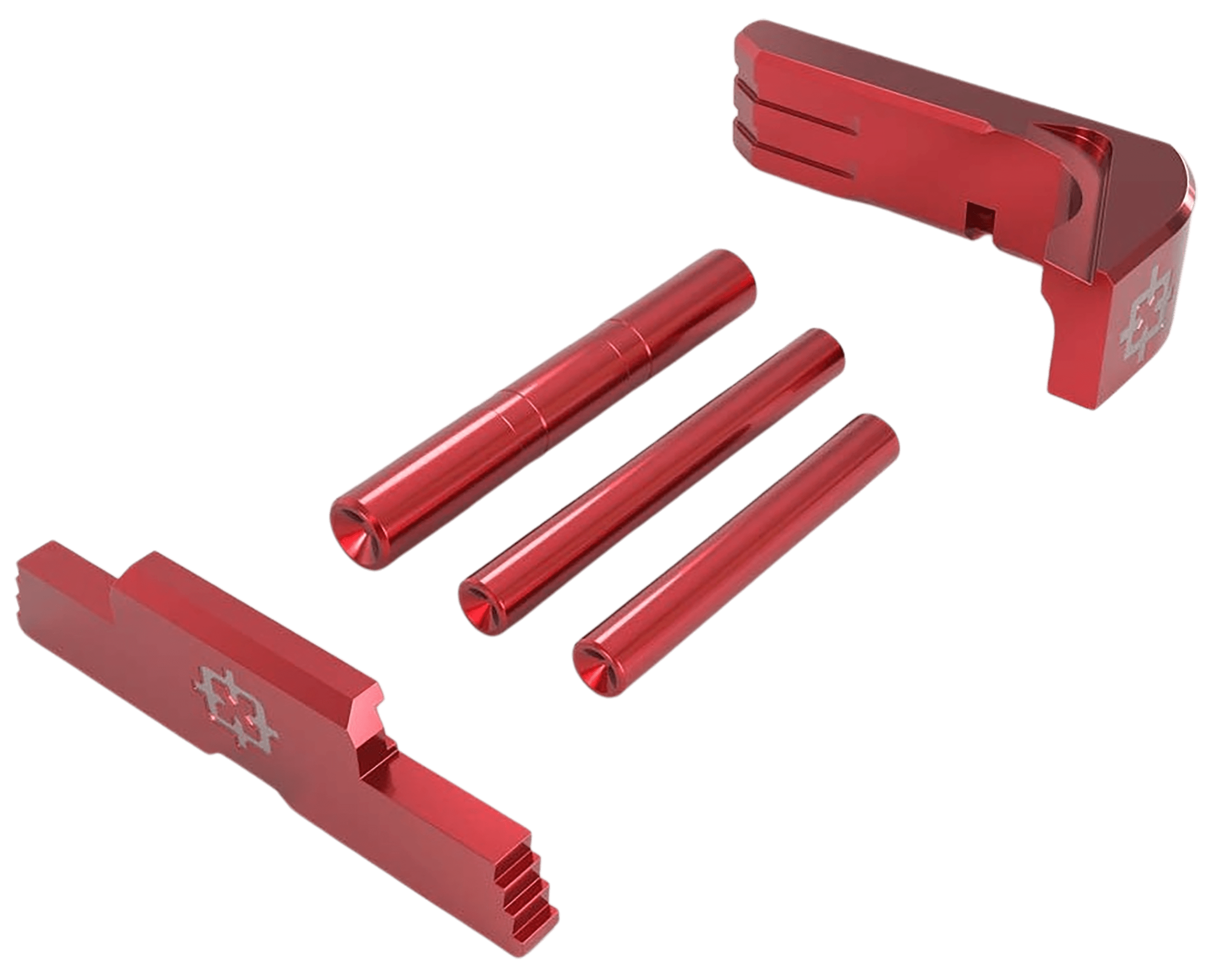Cross Armory Glock 43 3 Piece Upgrade Kit Red Aluminum