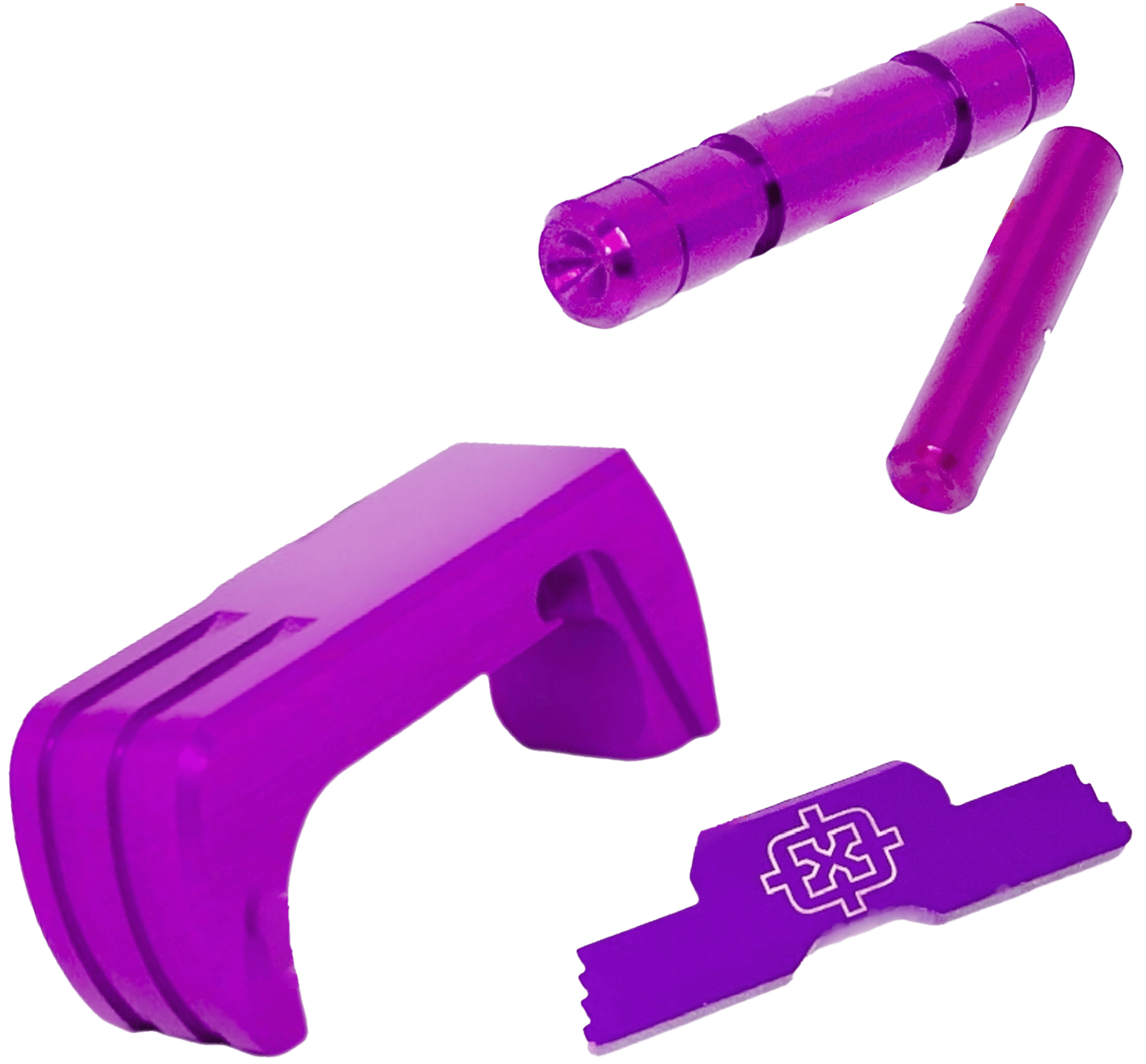 Cross Armory G43 3 Piece Kit Purple for Glock 43 Action Parts