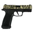 Sig Sauer P365 XMACRO TACOPS 9mm Luger 3.7" Barrel 17rd Tiger Striped