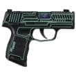 Sig Sauer P365 9mm Luger 3.1 in 10rd Outlander Blue Laser Custom Design