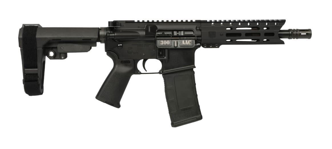 Diamondback DB15 Pistol 300 AAC Blackout 8in SBA3 1 30rd Finish black