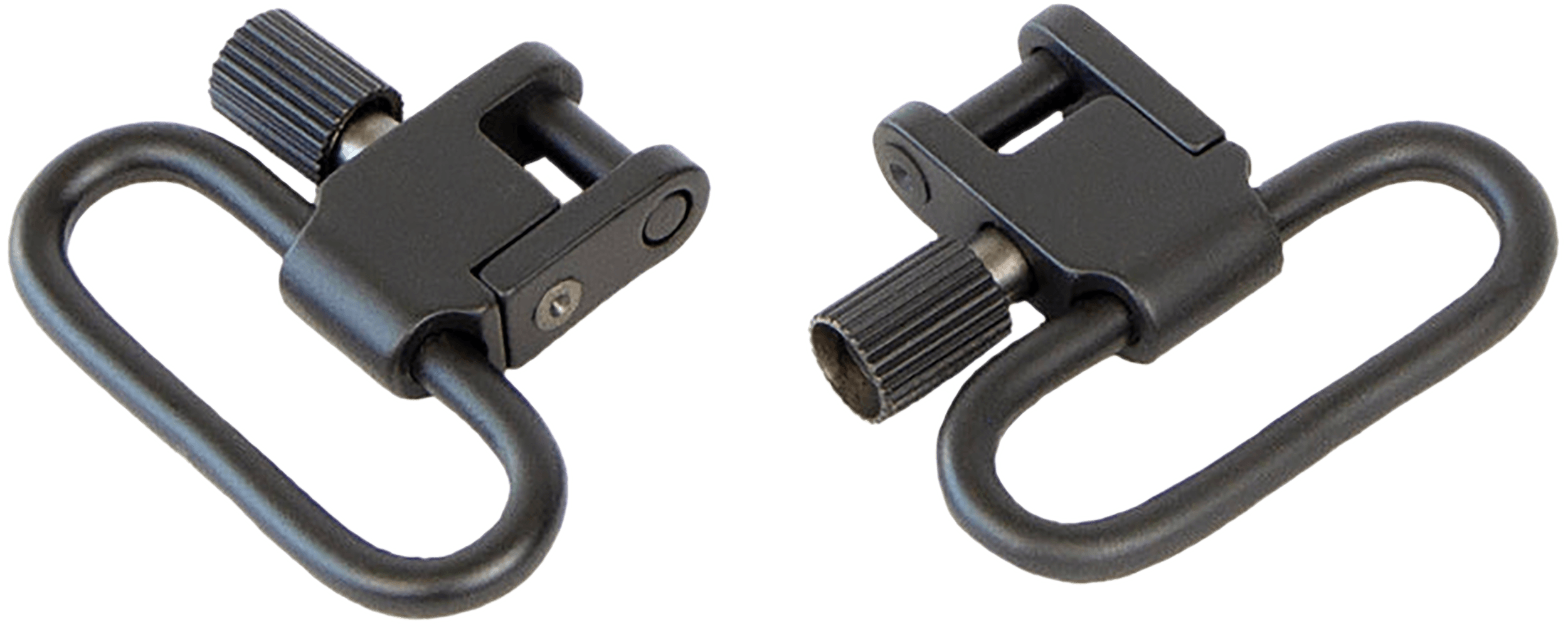 Bulldog BD882 Deluxe Locking Swivel Set Black 1.25" Steel