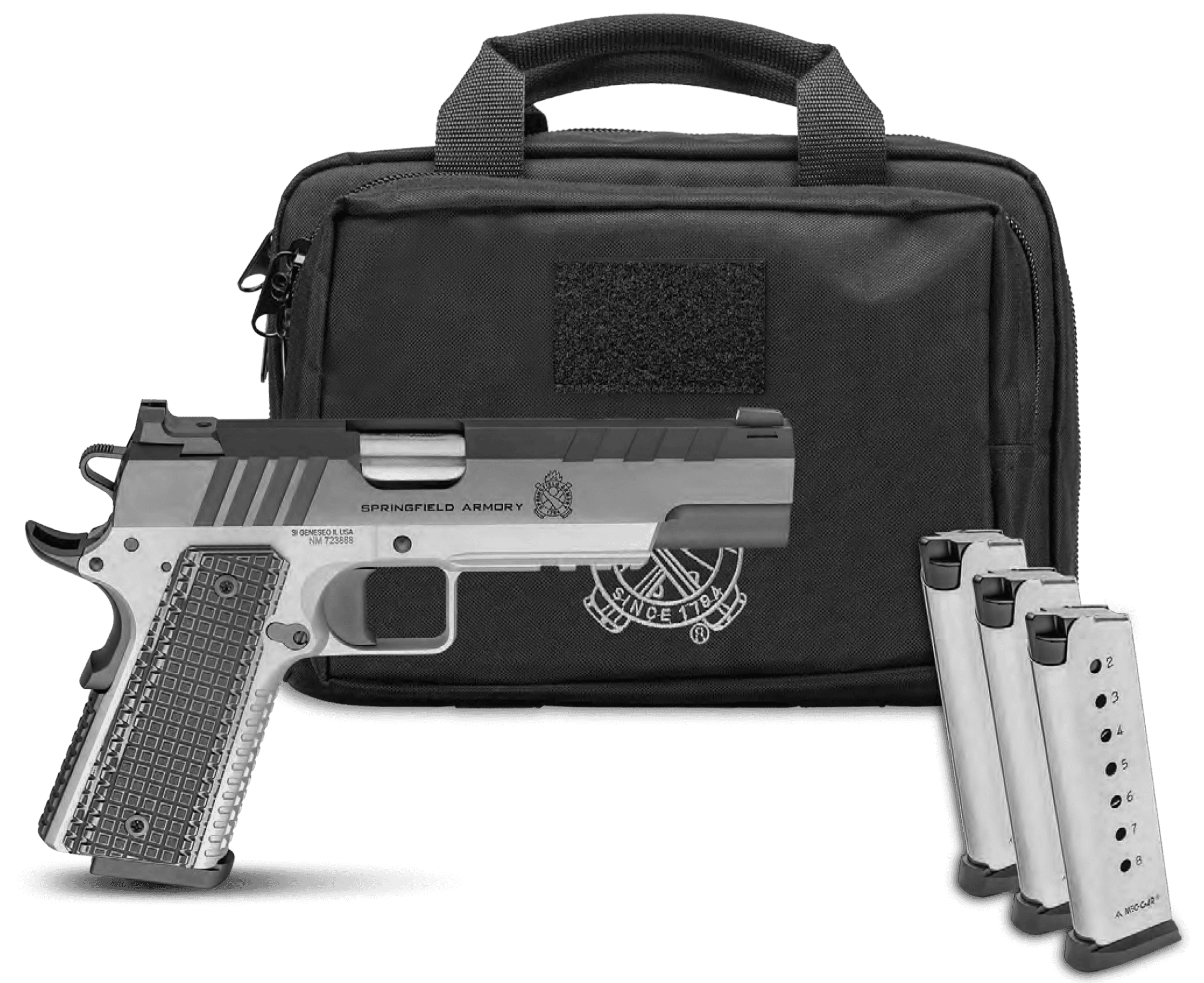 Springfield Armory Emissary 10mm Auto 5" 15 Rounds Stainless VZ Thin-Line G10