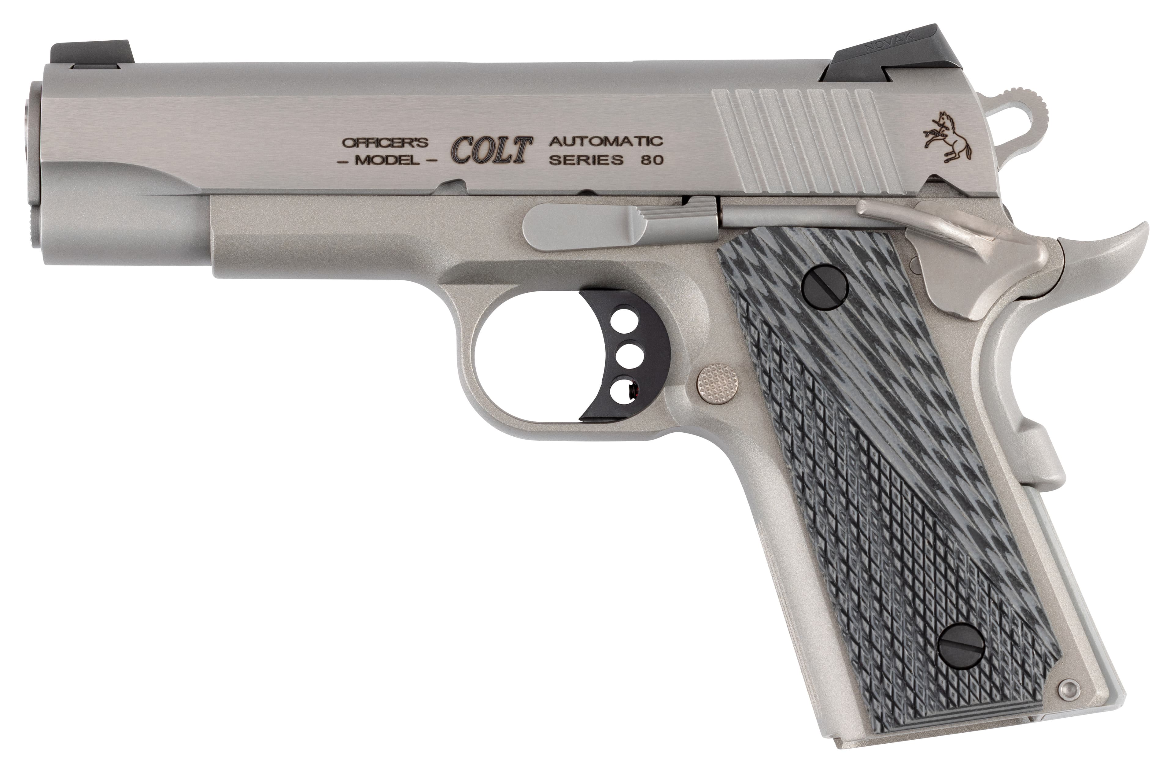 Colt Lightweight Officer's Model 45 ACP 4.25in 7+1 Stainless Cerakote G10 Grips