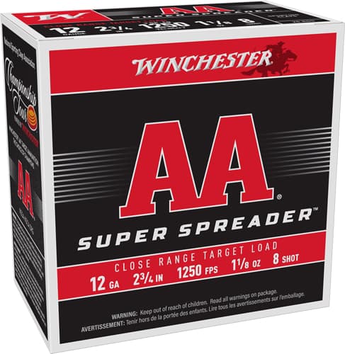 Winchester Aa 12 Gauge Lead Shot 1-1/8 Ounce 25 Rounds