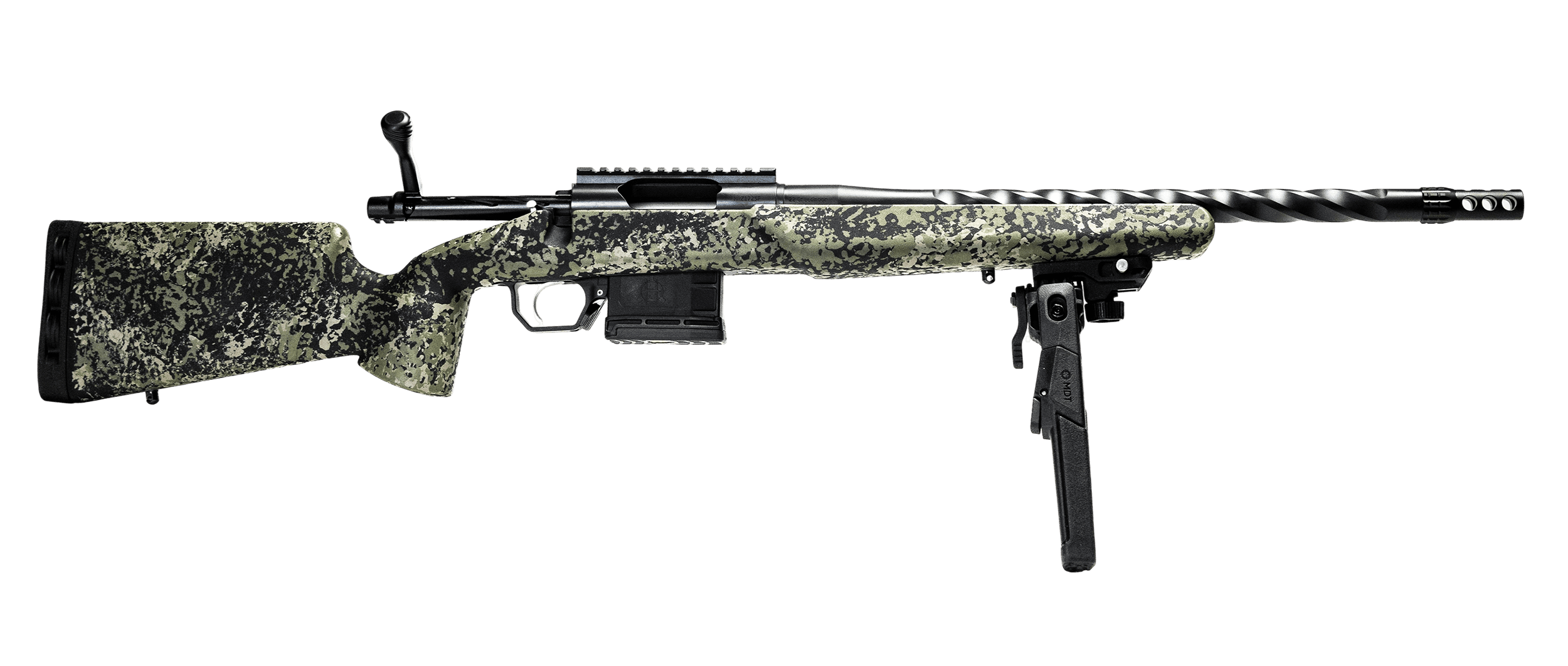 Horizon Firearms RF099L221814T24 Core Sports South Exclusive 22 Creedmoor 5+1 18" Fluted Threaded Barrel, Stainless Steel Receiver, Iota EKO Carbon Fiber Stock