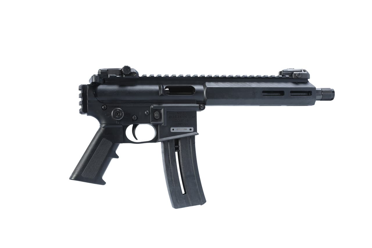 Mbgl Goat 15 Atom 22lr Pistol 7.8 Rear Rail