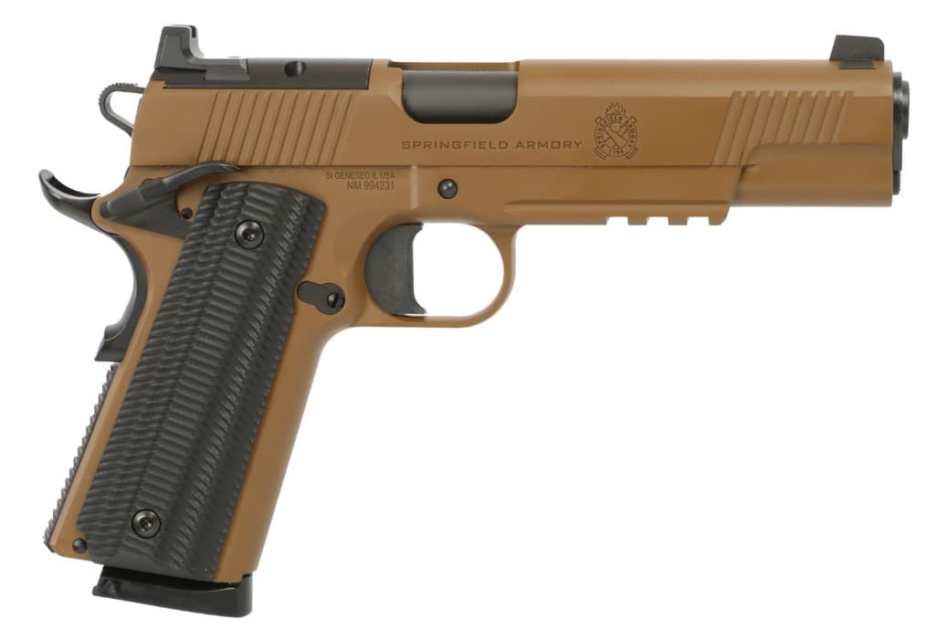 Springfield Armory 1911 Operator 45 ACP 5 Inch 7 Rounds Color Option