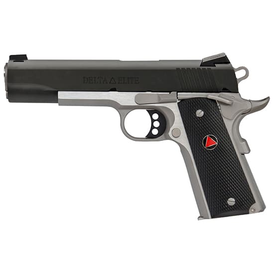 Colt Delta Elite 10mm 5in 8+1 Two-Tone Stainless Frame Finish Novak Sights