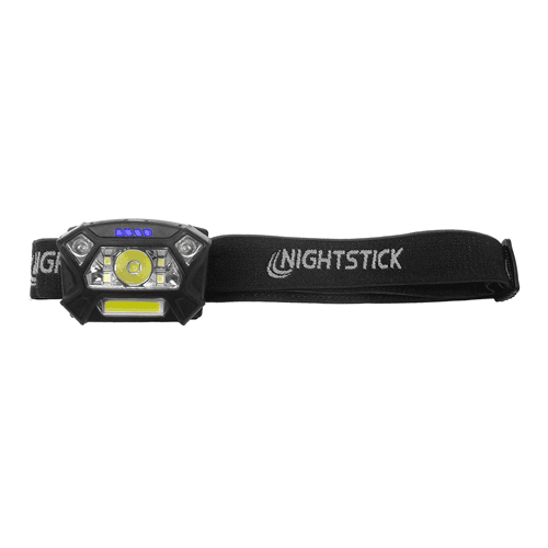 NightStick Dual Light Headlamp Motion Sensing Led Ip54 Waterproof 3 Aaa Batteries
