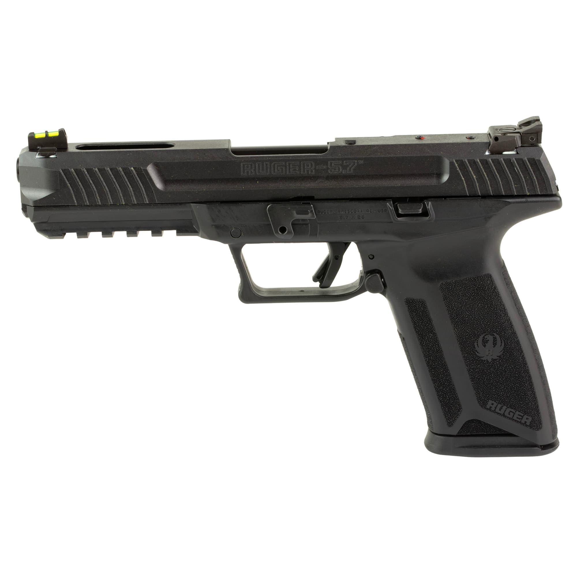 Ruger 5.7 Pro 5.7x28mm 4.94" 20 Rounds Polymer Frame Black Oxide Finish