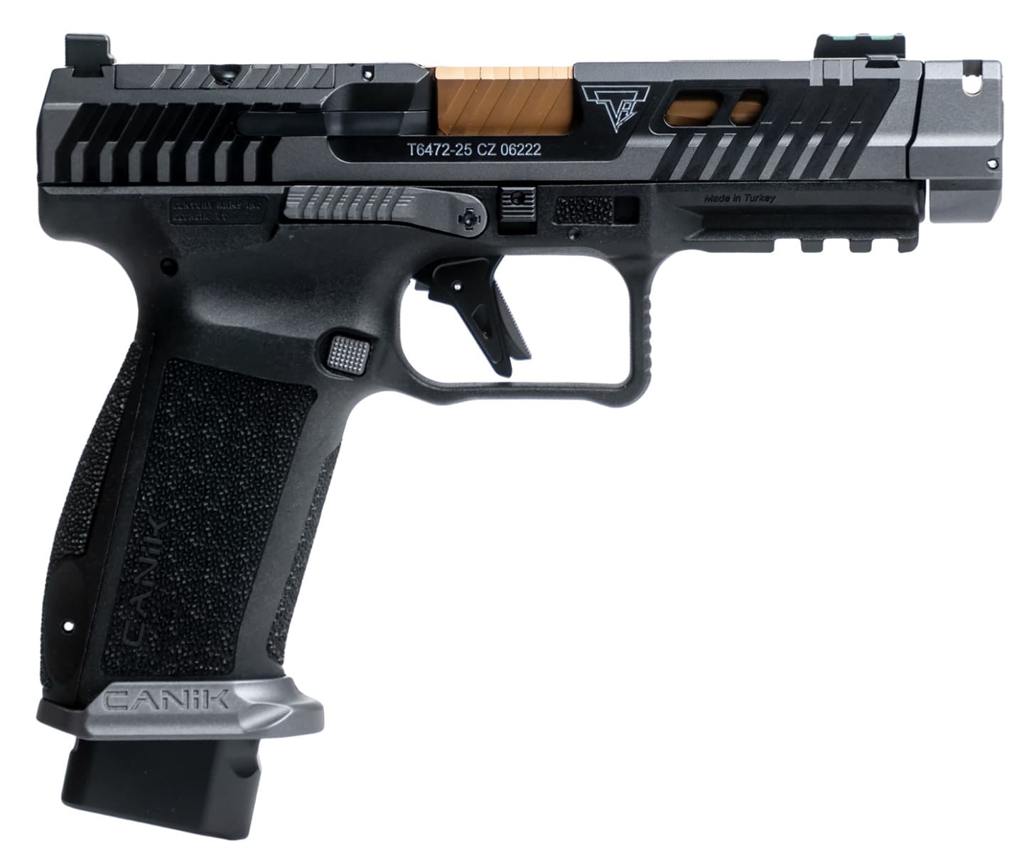 Canik Tti Cmbt 9mm Luger 4.6 inch 18+1 Smoke Cerakote