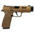 Sig Sauer P365 XMACRO TACOPS 9mm Luger 3.7" 17rd Two-Tone Brown/Black