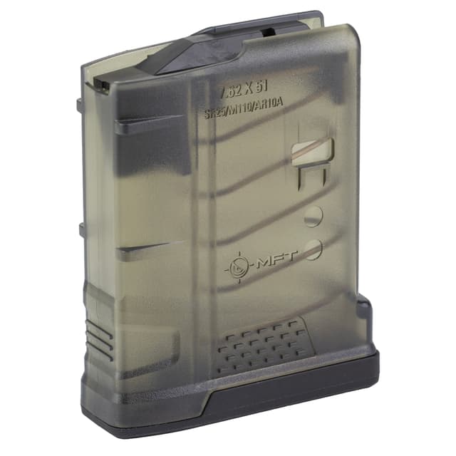 Mission First Tactical Extreme Duty .308 10 Round Translucent Smoke Magazine