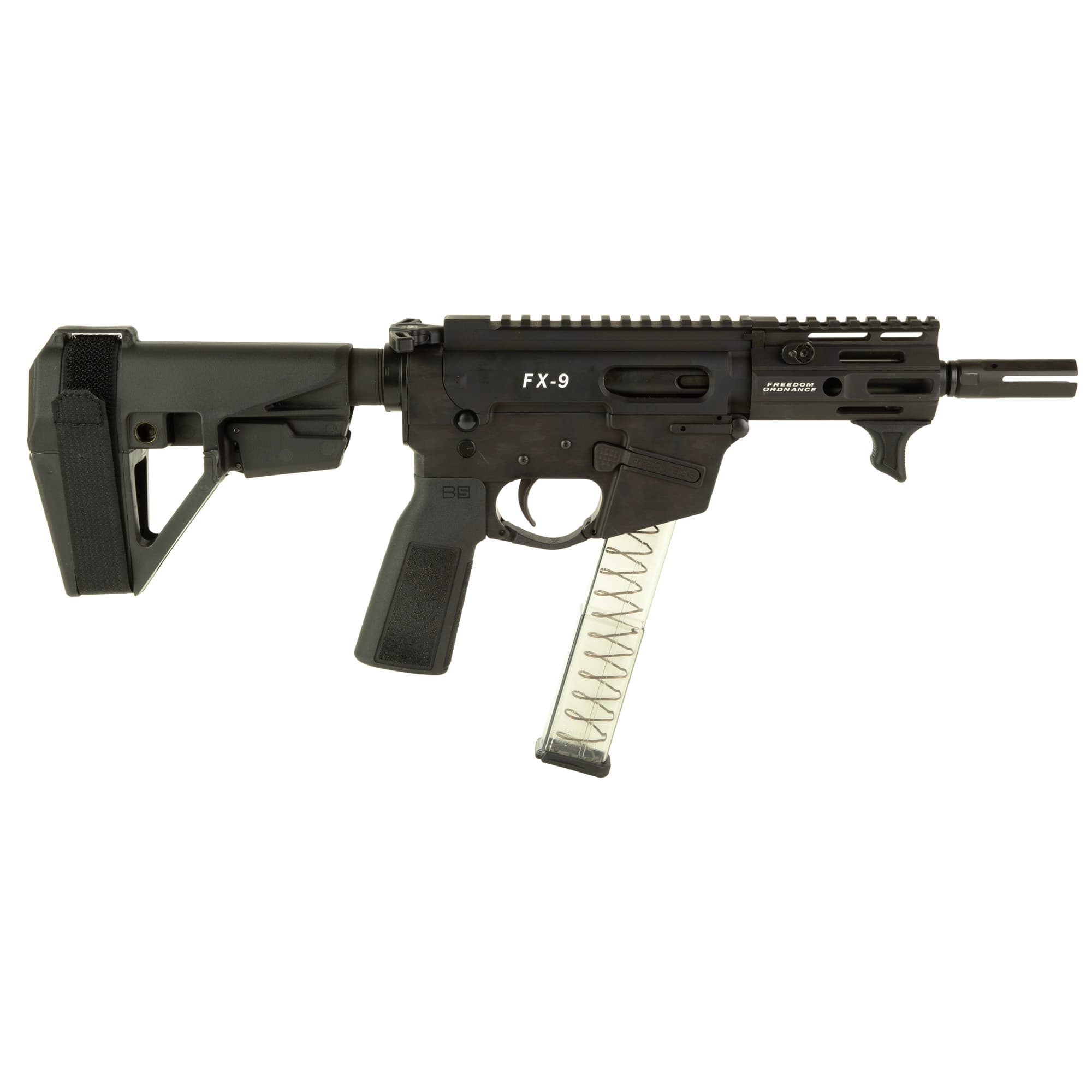 FRD ORD FX9 ELT SBA5 9MM 4" 31RD BLK