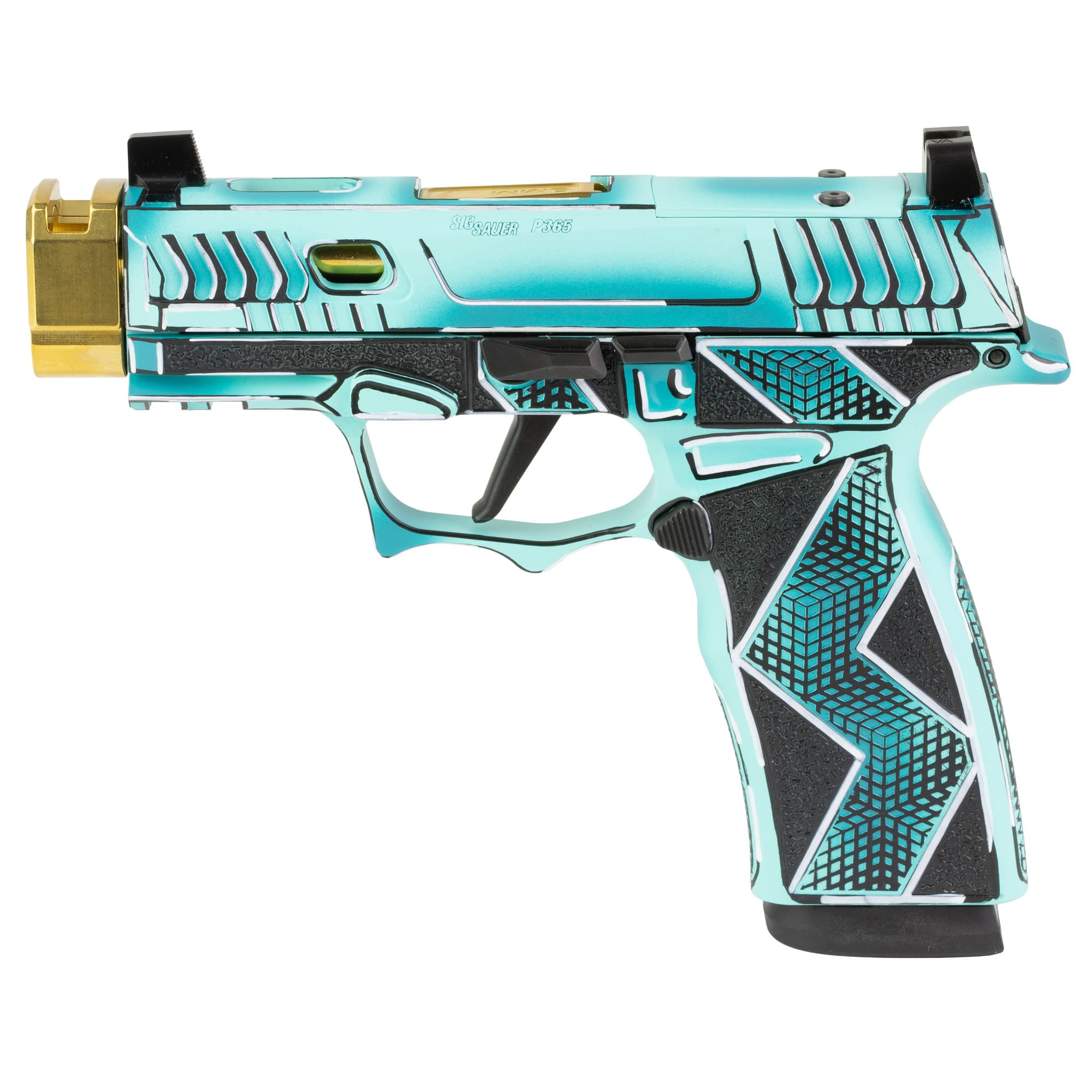 Sig Sauer Komodo Anime P365X 9mm 3.1" 17 Rounds Blue Cerakote